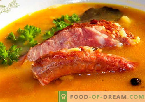 Schweinefleischsuppe - die besten Rezepte. Wie man richtig und lecker Suppe in Schweinebrühe kocht.