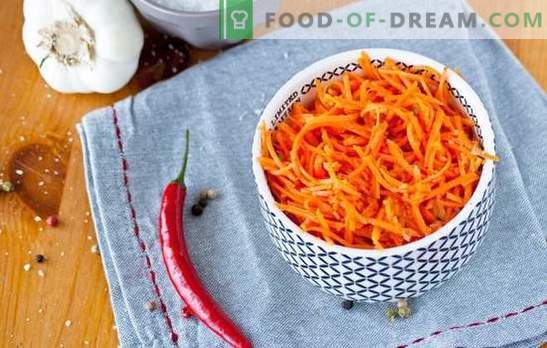 Welche Gewürze werden für koreanische Karotten und andere pikante Snacks benötigt?
