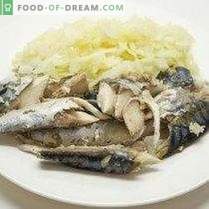 Fischsalat mit Sellerie und Roggenmehlkoteletts