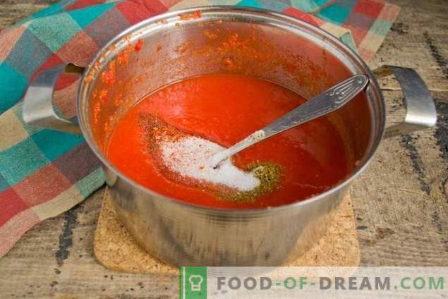 Homemade tomato sauce - for an incomparably tasty kebab!