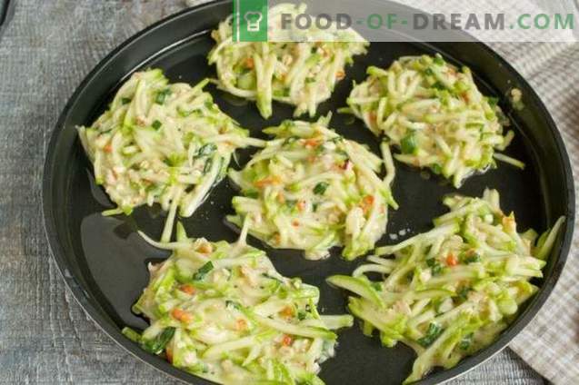 Zucchini-Pfannkuchen mit Haferflocken - Essen und Abnehmen!
