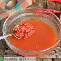 Tomatenketchup für den Winter zu Hause