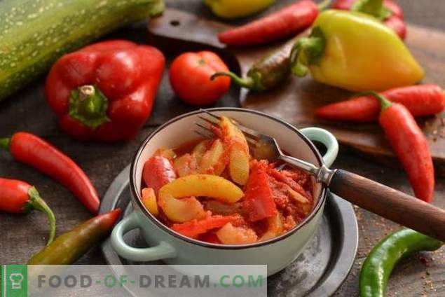 Zucchini-Eintopf mit Tomaten und Paprika