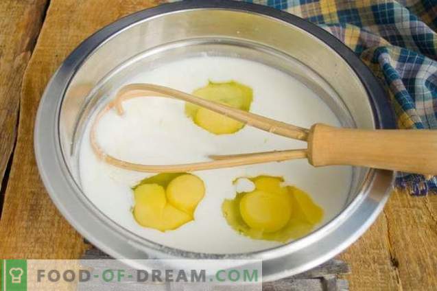 Mannik mit Mohnblume auf Kefir - einfacher und leckerer Kuchen