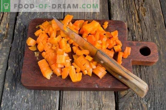Hühnersalat mit Karotten und Käse