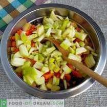 Vinaigrette mit Apfel und Sauerkraut - köstlicher Salat zum Fasten