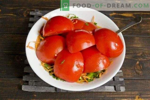 Корейски бързи мариновани домати