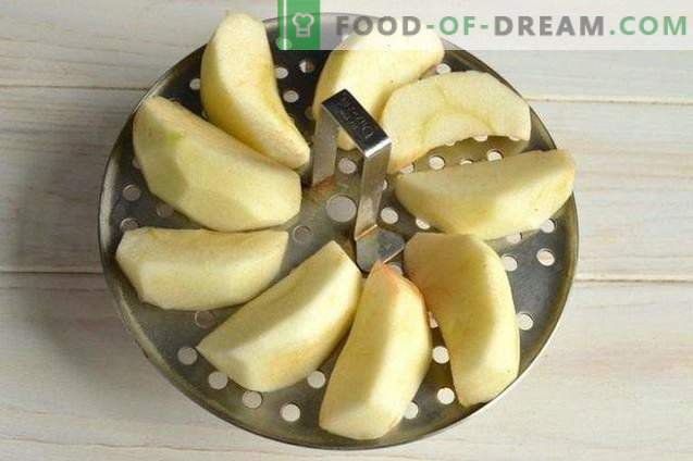 Pfannkuchen mit Kürbis und Äpfeln
