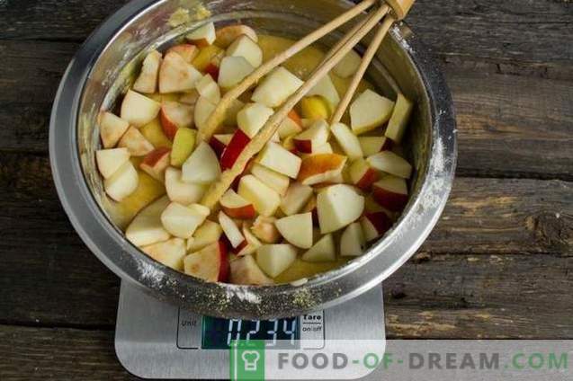 Leckere Apfel- und Kokosnusspastete