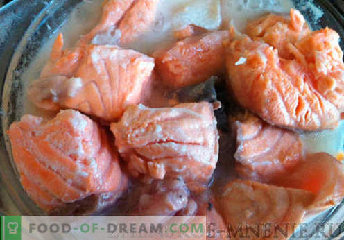 Cremesuppe mit rotem Fisch - ein Rezept mit Fotos und Schritt für Schritt Beschreibung
