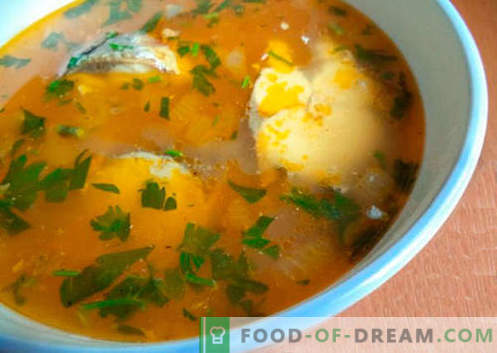 Makrelensuppe - die besten Rezepte. Wie man richtig und lecker Suppe und Makrele kocht.