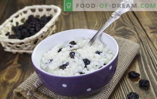 Reis mit Rosinen ist nicht nur Kutya! Rezepte für leckere Reisgerichte mit Rosinen: Koteletts, Müsli, Auflaufformen, Pilaw und Desserts