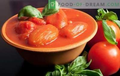Tomaten im eigenen Saft für den Winter: gerne gegossen und unübertroffen! Rezepte von Tomaten im eigenen Saft für den Winter