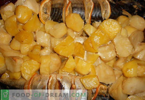 Makrele mit Kartoffeln - die besten Rezepte. Wie man richtig und lecker Makrele mit Kartoffeln kocht.