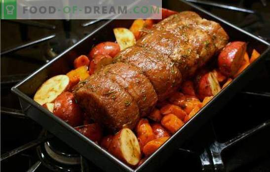 Schweinefleisch mit Gemüse im Ofen - immer lecker! Wie man Schweinefleisch mit Gemüse im Ofen zubereitet - einfache und festliche Rezepte