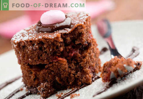 Schokoladenkuchen - die besten Rezepte. Wie man einen Schokoladenkuchen schnell und lecker kocht.