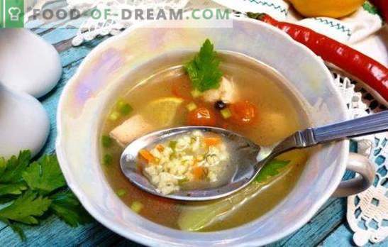 Fischsuppe mit Hirse: Ohr im russischen Stil! Einfache Fischsuppe-Rezepte mit Hirse aus frischem, tiefgefrorenem Fisch und Dosen