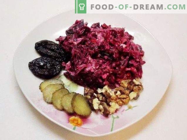 Rote-Bete-Salat mit Knoblauch und Bordeaux-Walnüssen
