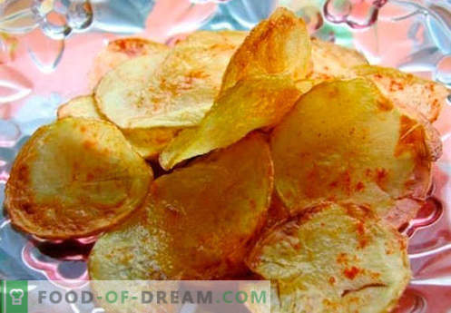 Hausgemachte Pommes - die besten Kochmethoden. Wie man Chips zu Hause kocht.