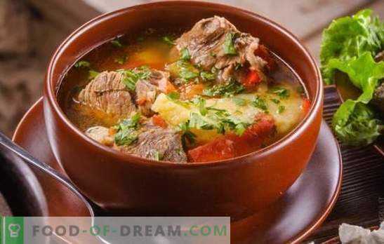 Khashlama auf Armenisch ist ein östlicher Gast! Rezepte, die Khashlama auf Armenisch mit verschiedenen Gemüsen, Fleisch, Geflügel, Pilzen, Quitten