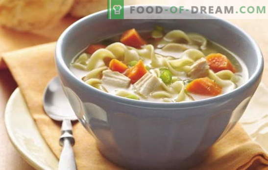Einfache Suppen für jeden Tag - 7 beste Rezepte. Wie man eine einfache Suppe für jeden Tag kocht: Pilze, Hähnchen, Fisch usw.