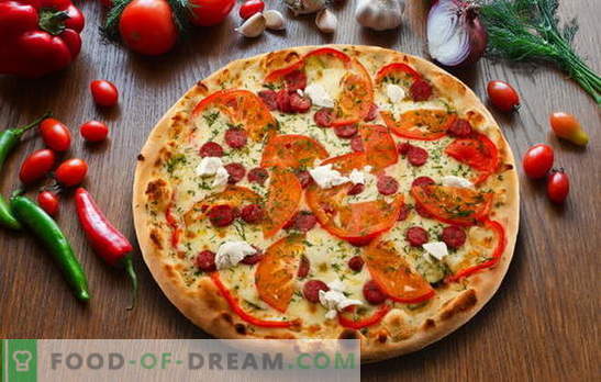 Pepperoni-Pizza: Variationen köstlicher italienischer Torte. Die besten Peperoni-Pizza-Rezepte mit Salami, Mozzarella, Tomaten