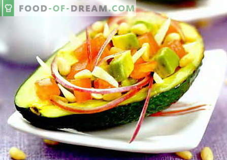 Avocado-Salat - die besten Rezepte. Wie man richtig und lecker einen Salat mit Avocado zubereitet.