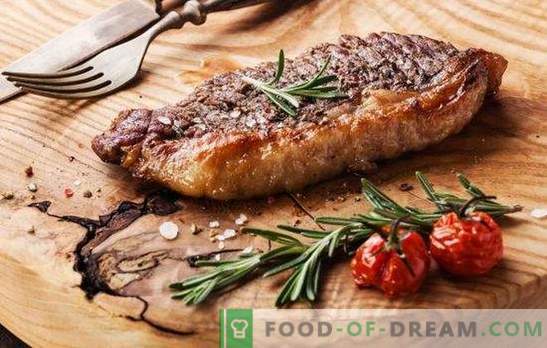 Rindersteak im Ofen - für echte Fleischliebhaber. Wie man ein leckeres und saftiges Rindersteak im Ofen zubereitet