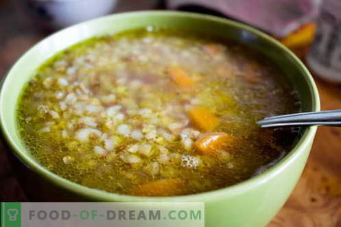 Buchweizensuppe - die besten Rezepte. Wie man Buchweizensuppe und lecker kocht