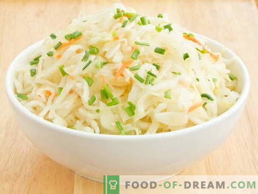 Sauerkrautsalat - die besten Rezepte. Salate aus Sauerkraut richtig kochen.