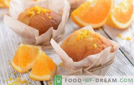 Orange Muffins - Aufmuntern! Rezepte duftender, zarter, süßer und luftiger Orangemuffins