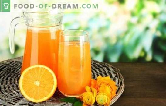 Trinken Sie zu Hause Orangen - stillen Sie Ihren Durst mit Frische und Vorteilen. Welche Getränke aus Orangen können zu Hause zubereitet werden?