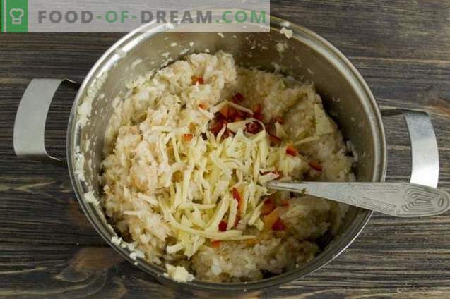 Faule Kohlrouladen im Ofen mit Reis und Hähnchen in Tomatensauce