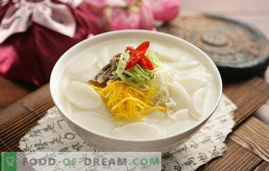 Koreanische Suppe - duftend, heiß und mächtig! Koreanische Suppenrezepte: mit Daikon, Meeresfrüchten, Nudeln, Kohl, Tofu
