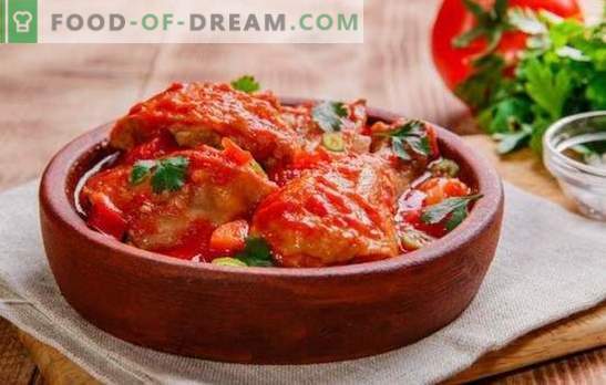 Cooking step-by-step chakhokhbili from chicken - recipes and all the rules! How to cook Georgian Chakhokhbili from chicken (step-by-step recipes)
