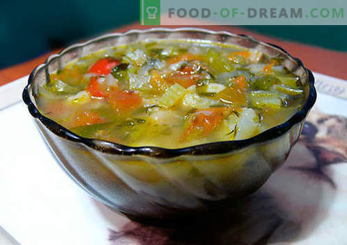Selleriesuppe - bewährte Rezepte. Wie man richtig und lecker Suppe vom Sellerie kocht.