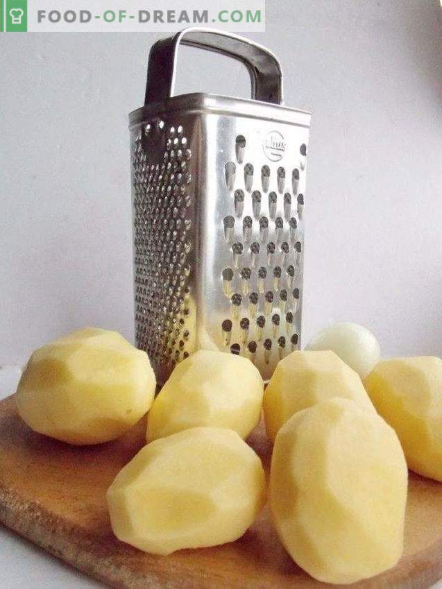 Kartoffelpfannkuchen oder Draniki