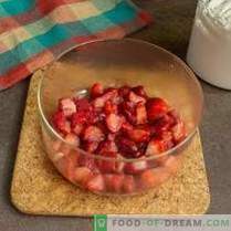 Kleinigkeit mit Erdbeeren - leichtes Dessert