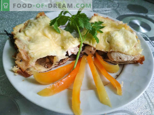 Breezoli-Rezept mit Pilzen und Hühnchen: Ein Gericht mit französischer Küche, Kochrezept mit Fotos